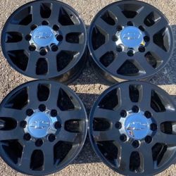 18” ORIGINAL 8-LUG CHEVY SILVERADO 2500 WE FINANCE GMC SIERRA 3500 SET RIMS WHEELS FACTORY