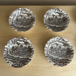 Royal Mail Fine Staffordshire Ironstone 5 1/4” Dessert Bowls England Set Of 8