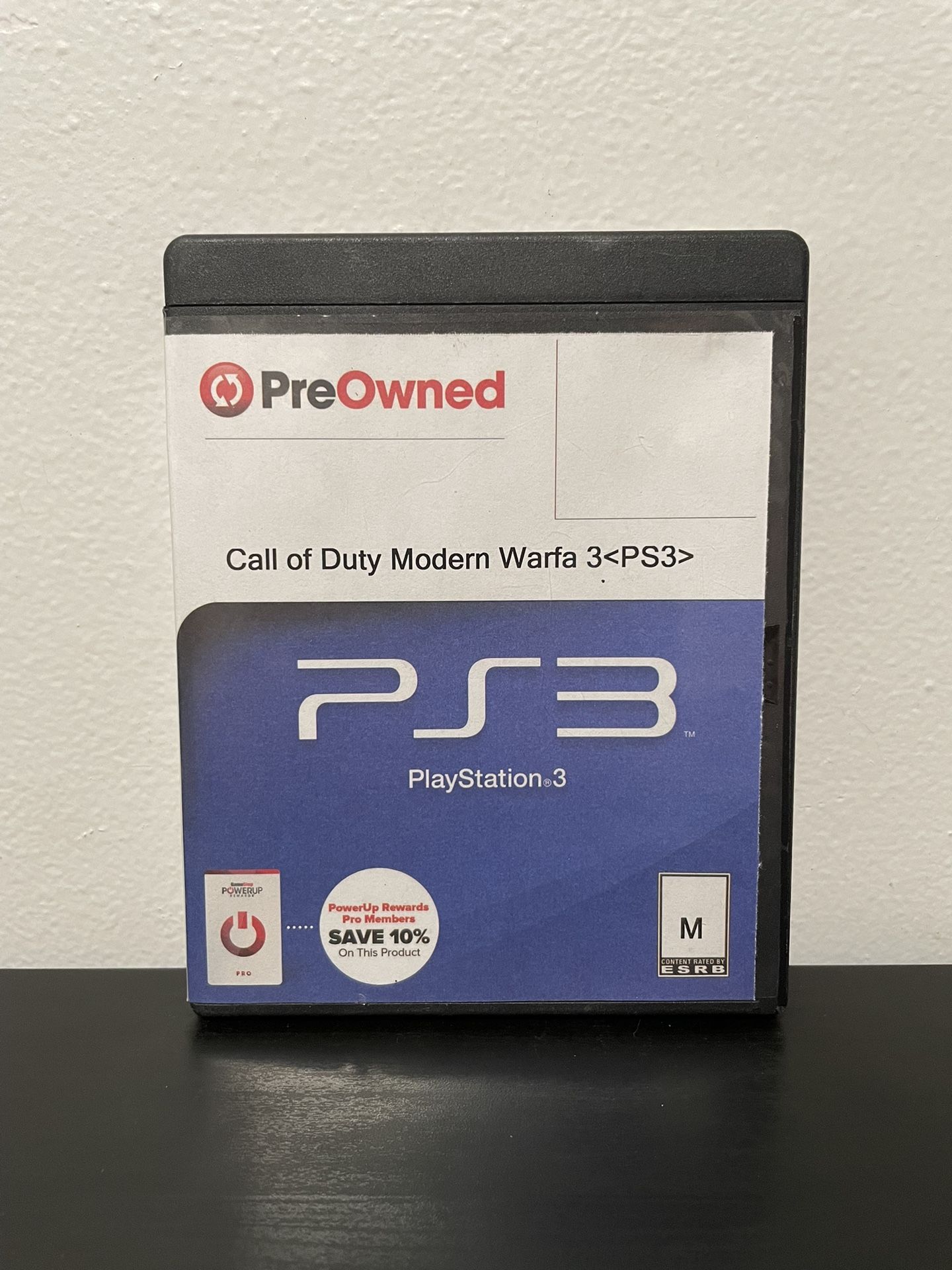 Call Of Duty MW3 Modern Warfare 3 PS3 Sony PlayStation 3 Video Game 2011