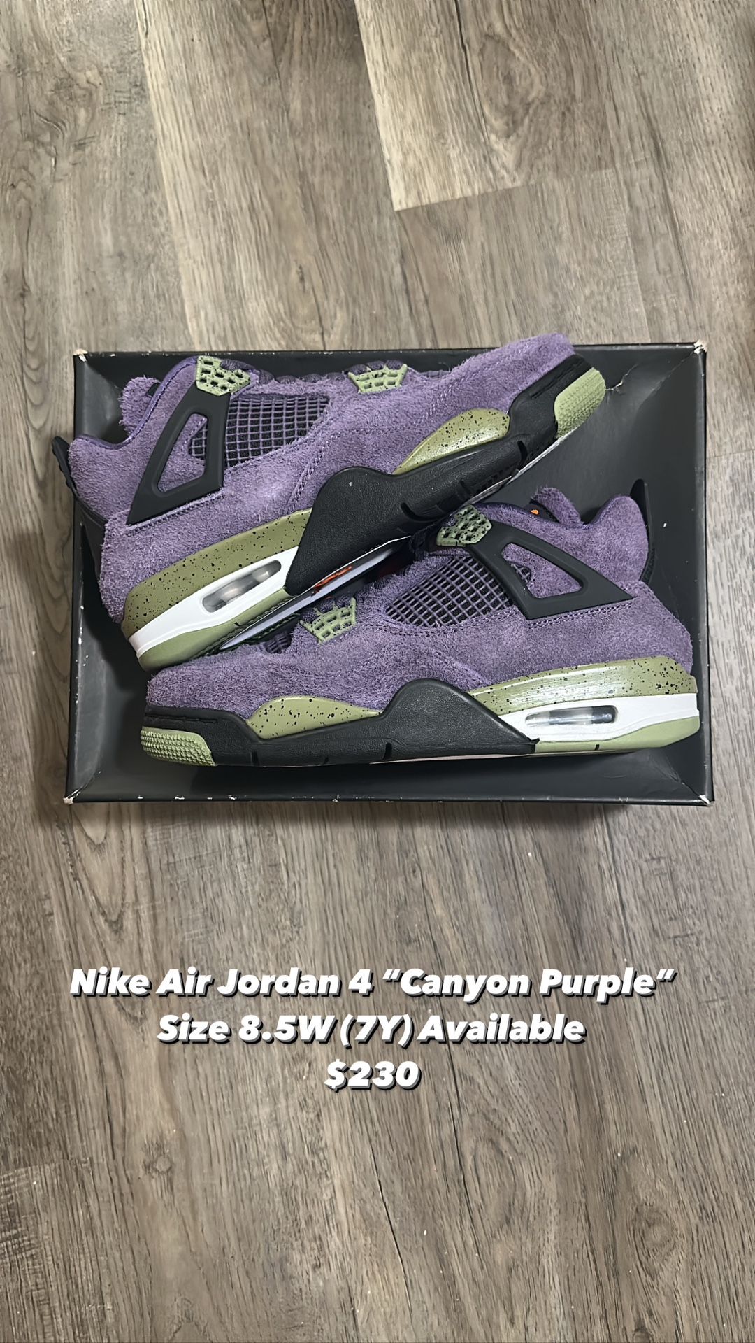 Nike Air Jordan 4 “Crayon Purple”