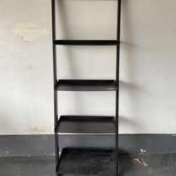 Decor Leaning Ladder Wood Shelf 