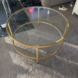 Glass Top Coffee Table