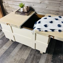 Newly Refinished Farmhouse Style Coffee Table 