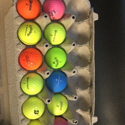 Colorful Golf Balls