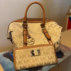 Women MK Handbag And Wallet