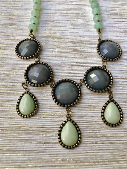 Costume gem necklace