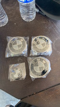 BMW Wheel Center Cap Emblems Set of 4