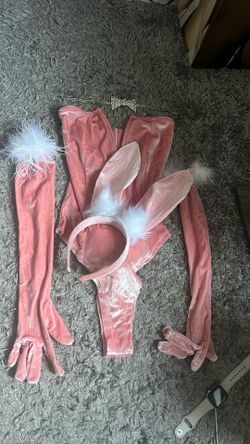 Pink bunny Halloween costume