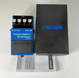 Boss CS-3 Compression Sustainer Guitar Foot Pedal - New / Open Box