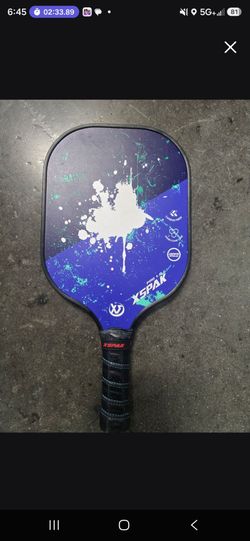 XSPAK Pro 1.0 Pickleball Paddle blue/Black