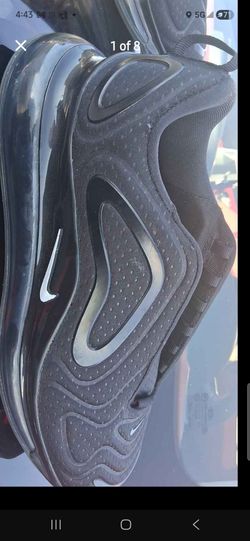 NIKE AIRMAX 720 TRIPLE BLACK, SIZE  10