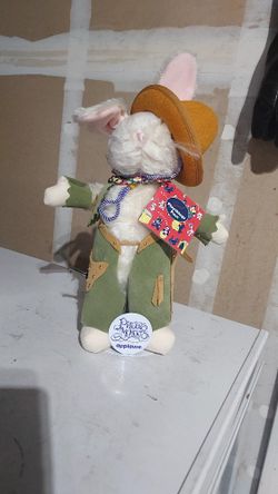 Gund Playthings Past Cowboy Rabbit Collectible