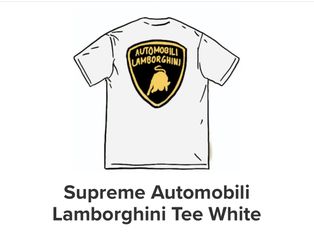 Supreme Lambo shirt MEDIUM