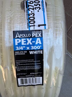 Apollo PEX-A 3/4" x 300' White / Blue / Red Expansion Water Pipe