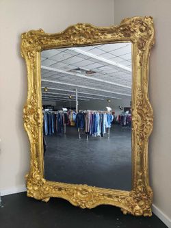 Gold Wall Mirror 7.5 Ft × 5.5 Ft