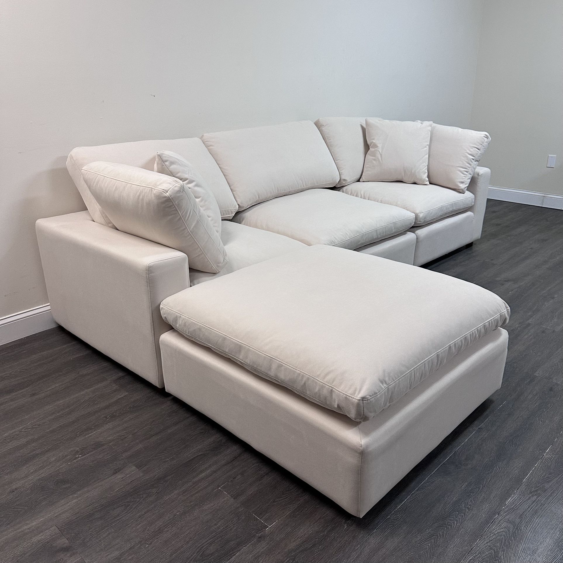New Beige Cloud Couch Sectional Sofa