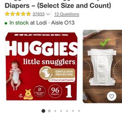Huggies Size 1 New Never Opened 