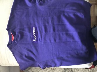 Purple on purple supreme box logo