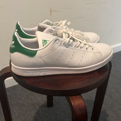 Adidas Stan Smith Classic White And Green Size 12 Practically New 