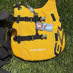 Dog Life Vest Floatation Device 
