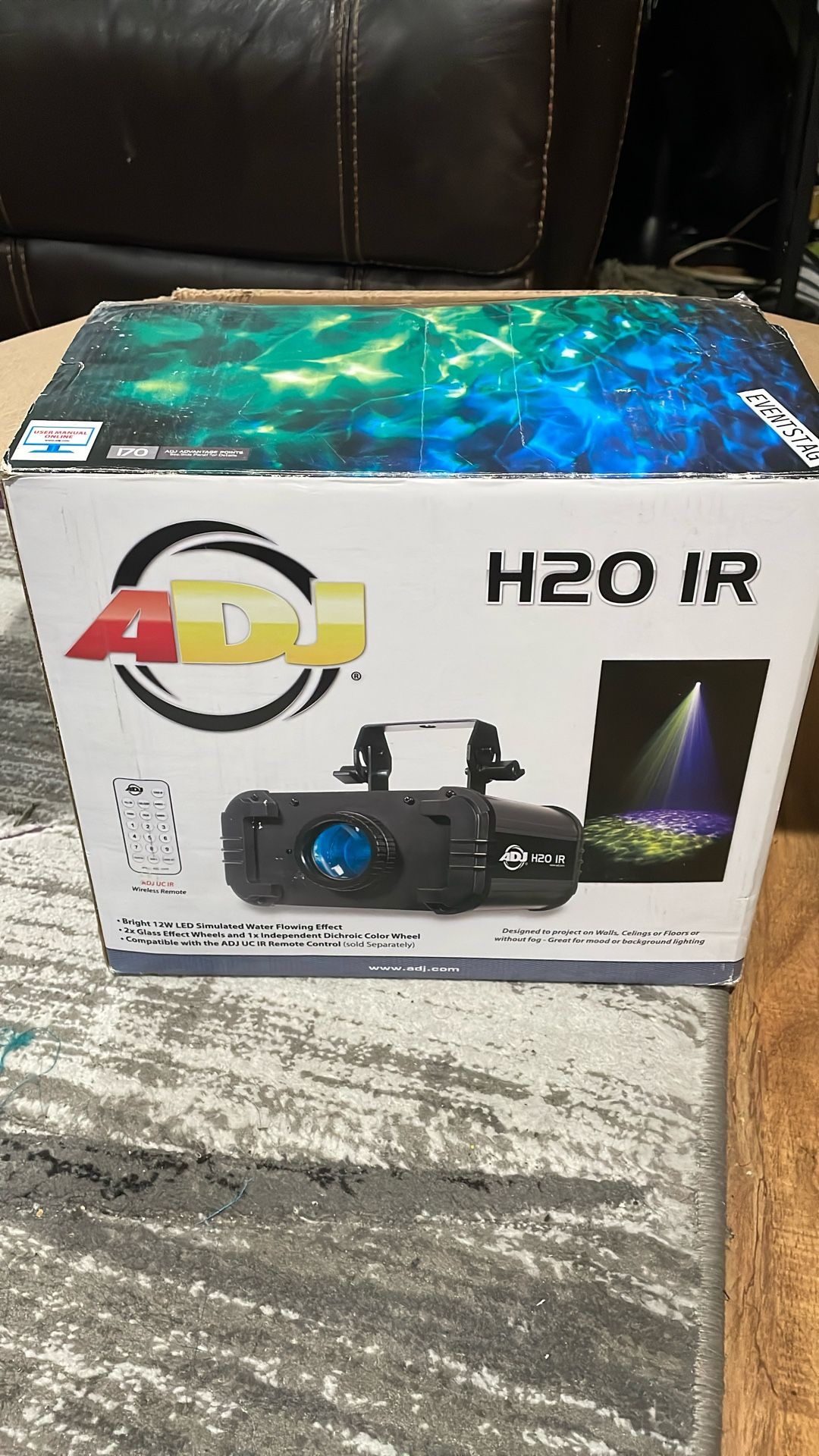 H20 IR Optical Lens 43 Degree Bright 12w LED Simulated Water Flowing Effect