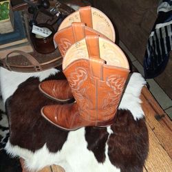 Lizard skin justin boots size six