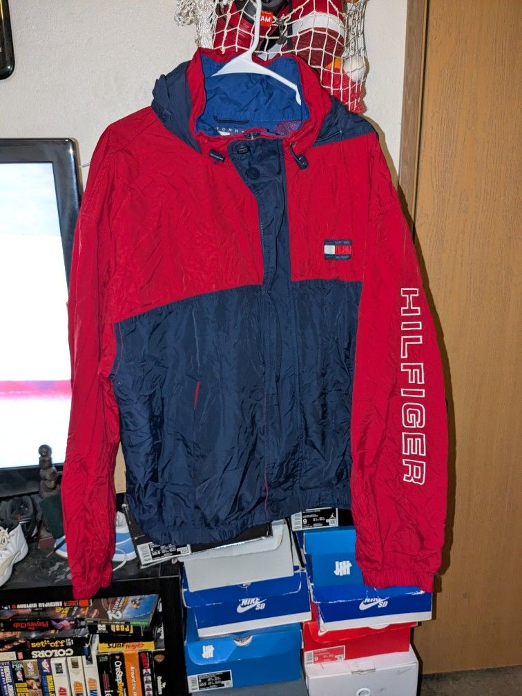 Vintage Tommy Hilfiger Windbreaker Jacket Size 2XL