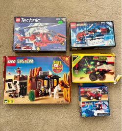 Vintage LEGO Sets Lot of 6 Boxed