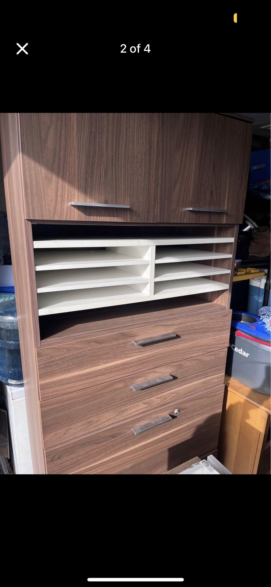 Large Attractive Filing Organizer Shelf / Cabinet