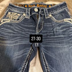 Rock and rival jeans