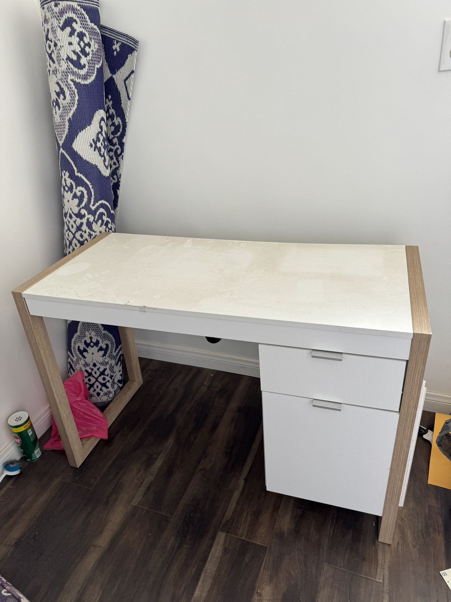 ► Compact Computer Desk w/ Drawer Home or Office Table