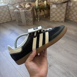 Wales Bonner Adidas Samba Fur Trainers Size 8.5