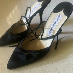Manilo Blahnic Scrappy Heeled Pumps