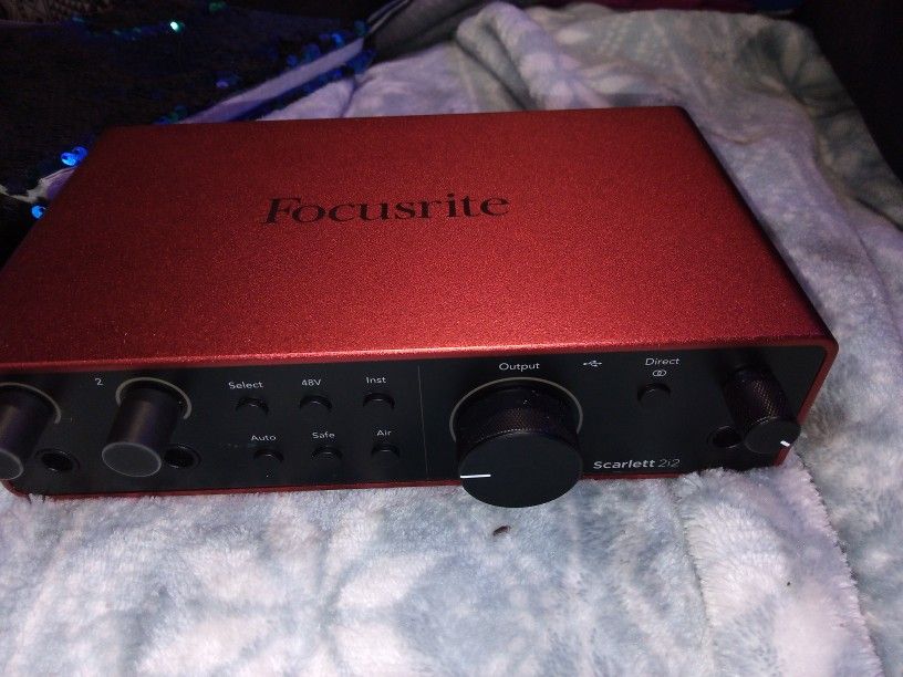 Scarlett 2i2 Interface!