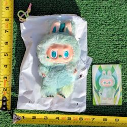 Labubu The Monsters Big Into Energy Serenity 6" Doll Keychain Pop Mart Toy EUC