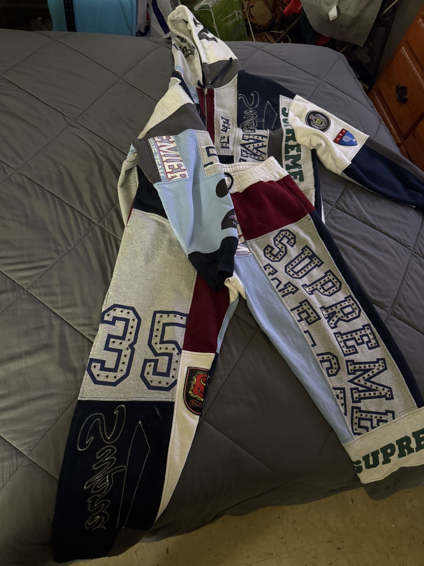 Supreme Patchwork Hoodie & Sweats