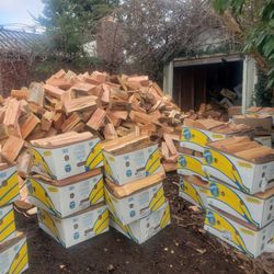 Firewood Bundles In A Banana Box Double A Store Bundle Clean And Ready To Burn 🔥 