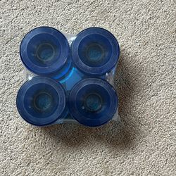 Skateboard Cruiser Wheels Blue 70mm Set Of 4
