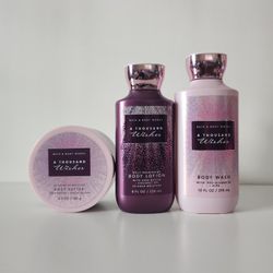 3 Bath And Body Works Set A Thousand Wishes