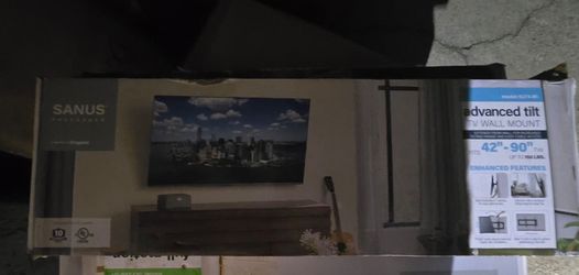 SANUS Preferred Advanced Tilt TV Wall Mount – Model SLT4-B1