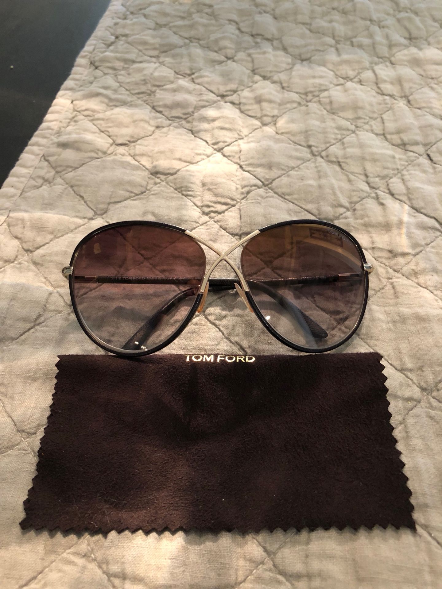 Tom Ford Rosie TF344 Brown / Brown Sunglasses New Condition
