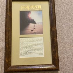 Footprints Poem Wall Art 