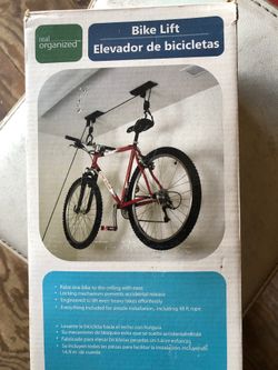 Ceiling bike lift hanger