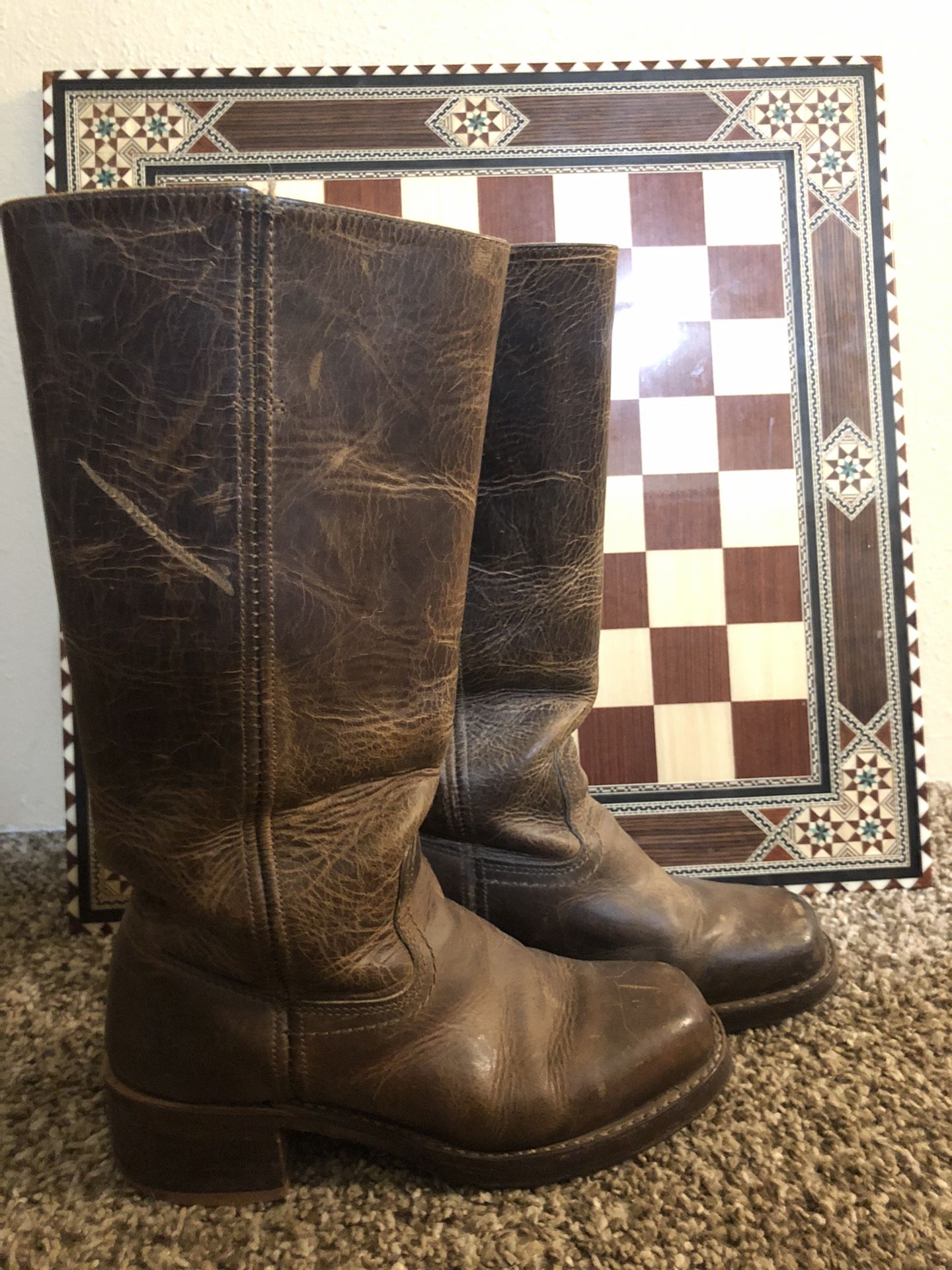 Frye Campus Boots Brown 6.5womens