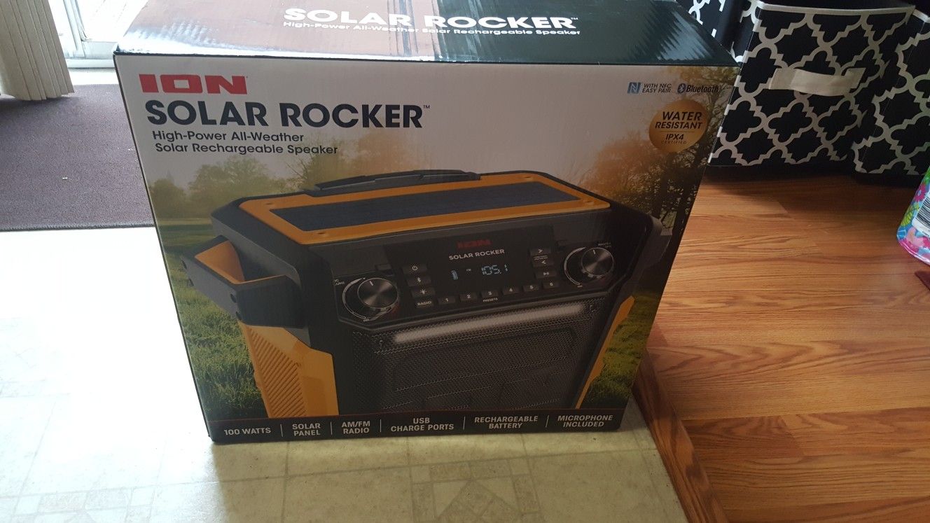 Ion solar rocker