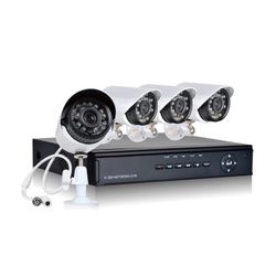 4 channel 1080p HD camera system with install
