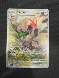 Pokemon, Unfezant - 150/086 - SV: Black Bolt
