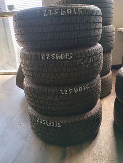 225/60/15 BF GOODRICH TA ABOUT 98% $450