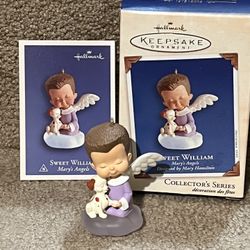 Hallmark Keepsake Angel Christmas Ornament Sweet William Marys Angles 2003