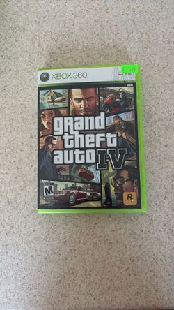 Grand Theft Auto 4 IV Microsoft Xbox 360, 2008 Complete With Manual